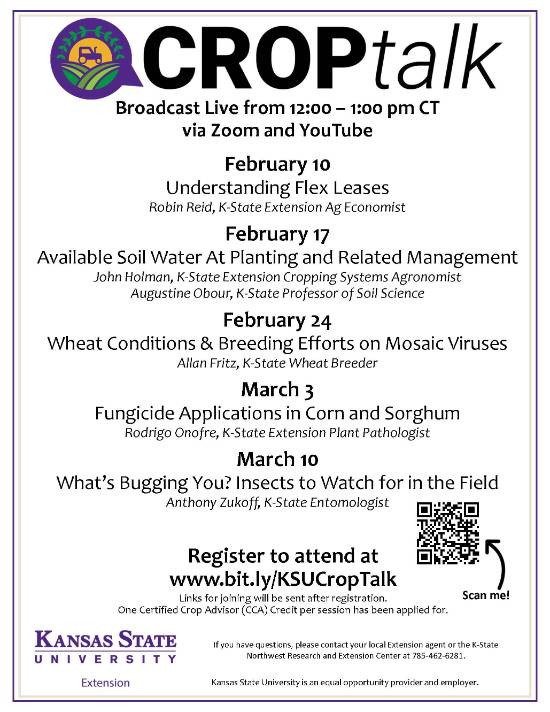 CropTalk Webinar Flier
