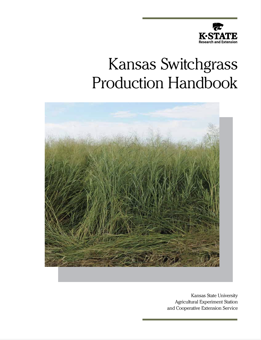 Photo of the Kansas Switchgrass Production Handbook